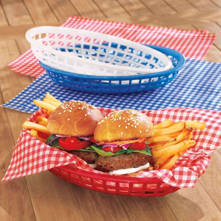custom food basket liners
