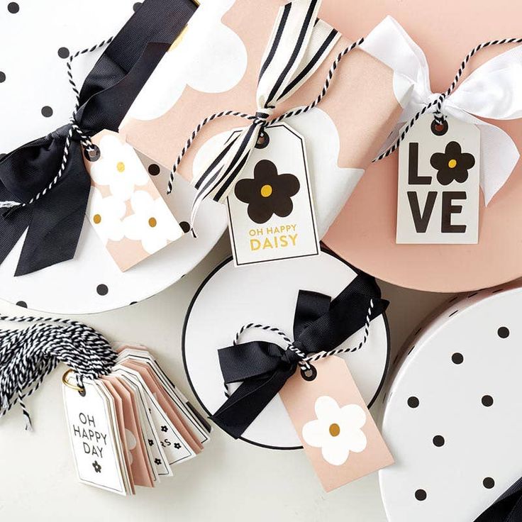 Custom Elegant Series Tags,