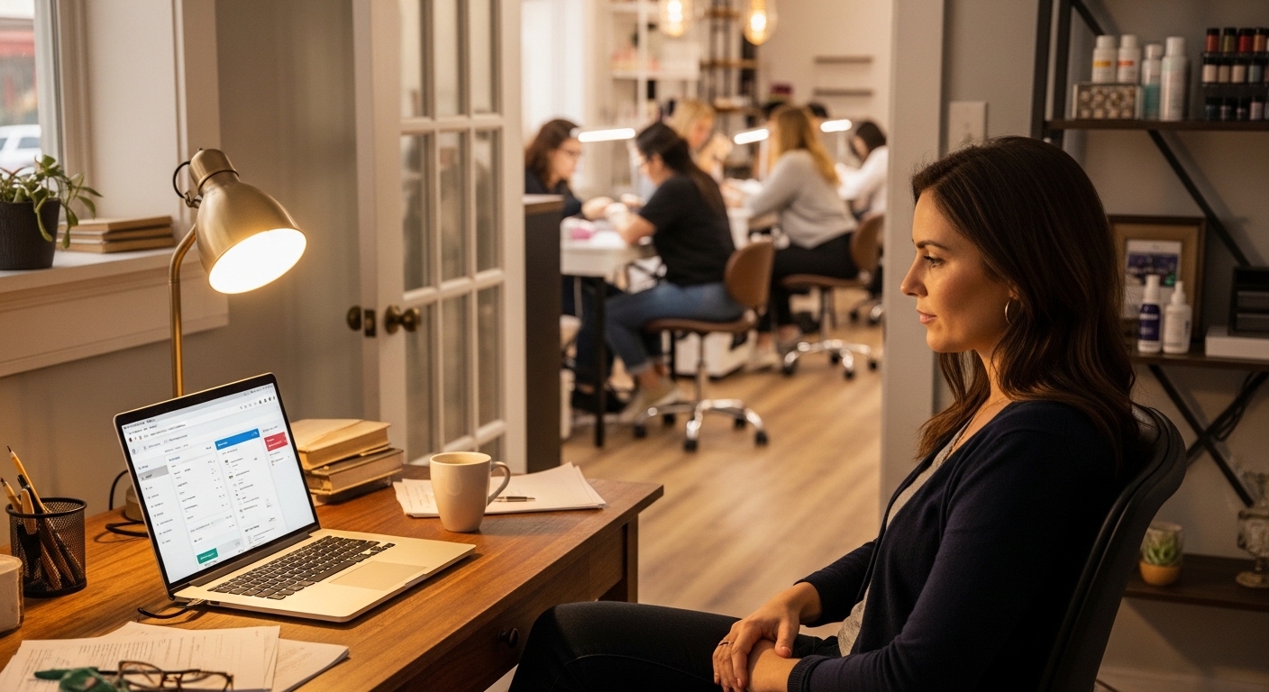 ai voice agent in office